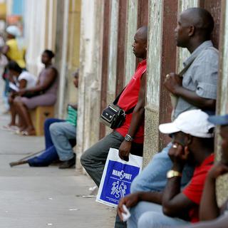 Sept candidats en lice dans l'élection présidentielle dimanche au Cap Vert. [EPA/ Keystone - Nic Bothma]