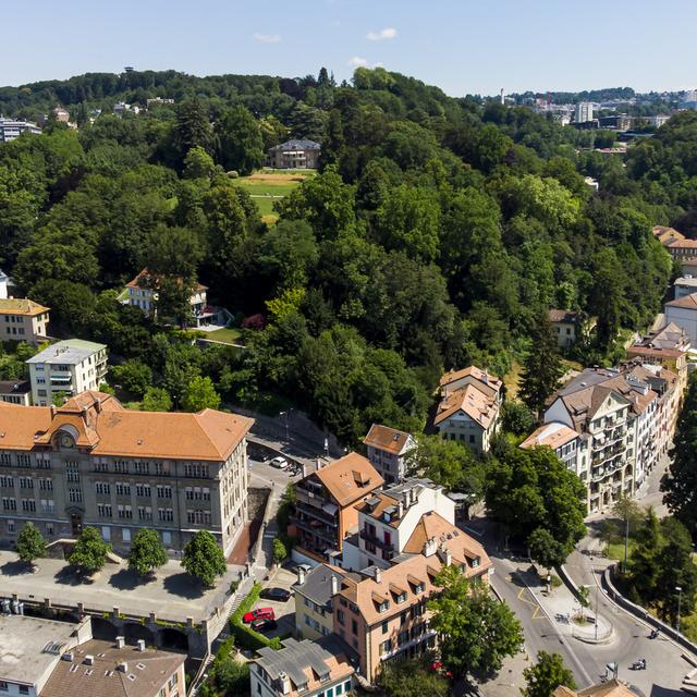 Des teneurs en dioxines ont été décelées dans les sols du secteur de l’avenue Victor-Ruffy à Lausanne. [Keystone - Leandre Duggan]