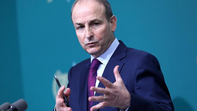 Le Premier ministre irlandais Micheal Martin a présenté le rapport sur le scandale des maisons pour mères célibataires. [EPA - JULIEN BEHAL]