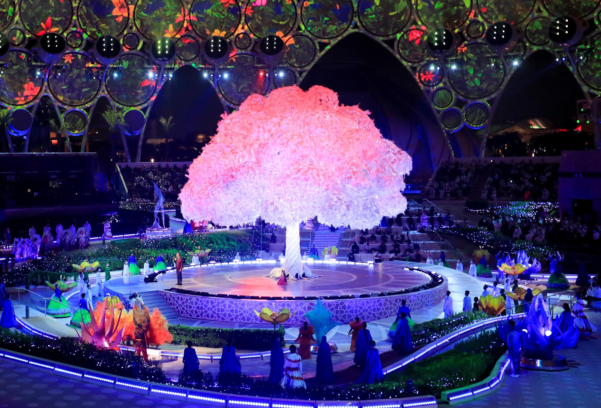 La cérémonie d'ouverture de l'Exposition universelle de Dubaï [Reuters - Rula Rouhana]