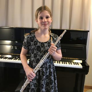 Concours pour Jeunes solistes du Festival du Jura : Chiara Barone, flûtiste. [RTS - Alain Arnaud]