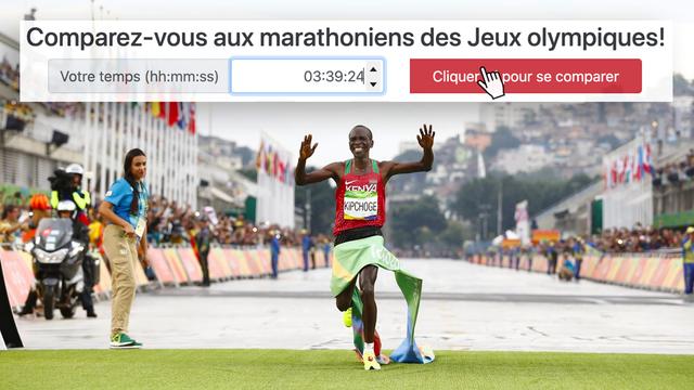 Vous ne battrez pas le temps d'Eliud Kipchoge en 2016, mais peut-être ceux de certains athlètes du passé. [Keystone]