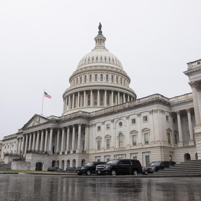 Une vue du Capitole, siège du Parlement américain, le 24 mai 2021 à Washington D.C. [EPA/Keystone - Michael Reynolds]