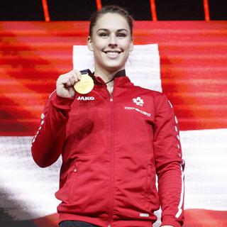 Giulia Steingruber, une athlète en or. [Keystone - Alexandra Wey]
