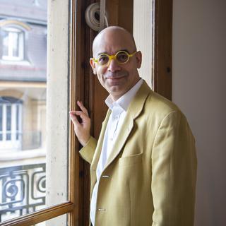 Le philosophe français Fabrice Midal à Genève le 21 janvier 2021. [Keystone - Martial Trezzini]