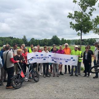 La marche "Traces du climat", à Berne, le 29 juin 2021. [RTS - Cécile Guérin]