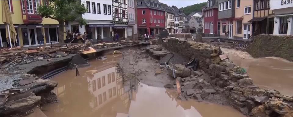 Les inondations en Allemagne ont causé la mort de plus de 160 personnes. [RTS]