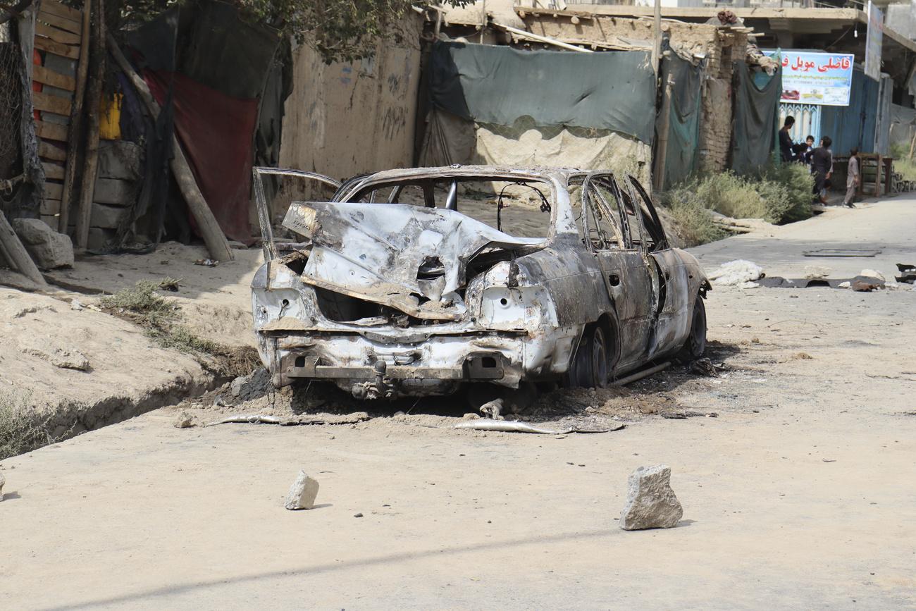 Le groupe EI a revendiqué plusieurs attaques à Kaboul. [Ap/photo/Keystone - Khwaja Tawfiq Sediqi]