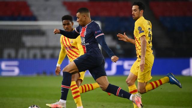 Mbappé et le PSG franchissent l'obstacle barcelonais. [Franck Fife]