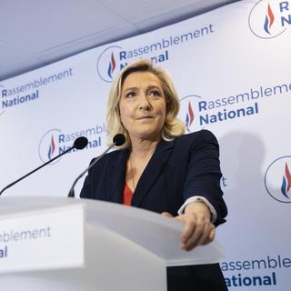 Marine Le Pen, le 27 juin 2021. [EPA/Keystone - Ian Langsdon]