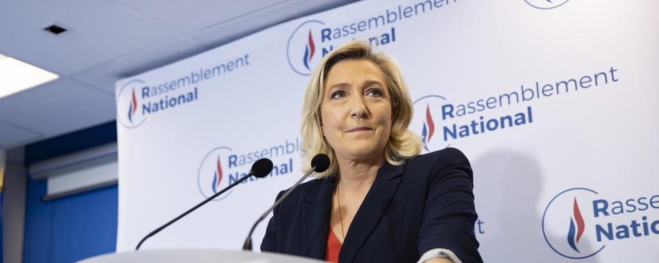 Marine Le Pen, le 27 juin 2021. [EPA/Keystone - Ian Langsdon]