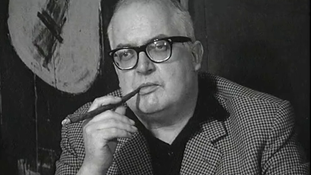 L'écrivain Friedrich Dürrenmatt interviewé en 1967. [RTS]
