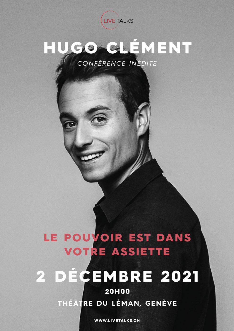 Hugo Clément donnera une conférence à Genève le 2 décembre. [livetalks.ch]