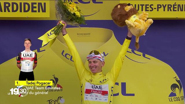 Tour de France: Tadej Pogacar remporte pour la seconde fois la Grande Boucle