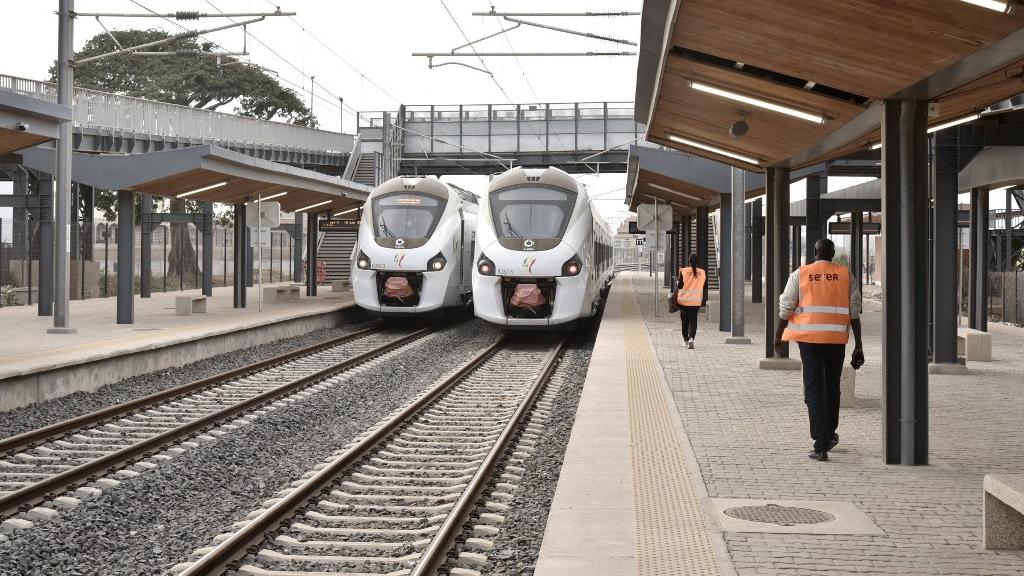 La ligne de TER relie Dakar à la ville de Diamniadio. [Seyllou/AFP]