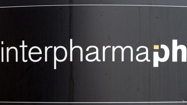 Logo de l'association des entreprises pharmaceutiques suisses pratiquant la recherche Interpharma, Petersgraben 35, Bâle, mardi 22 avril 2014. [Georgios Kefalas - Georgios Kefalas]