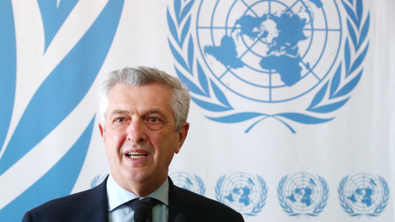Le Haut commissaire de l'ONU pour les réfugiés Filippo Grandi, photographié à Genève. [Reuters - Denis Balibouse]