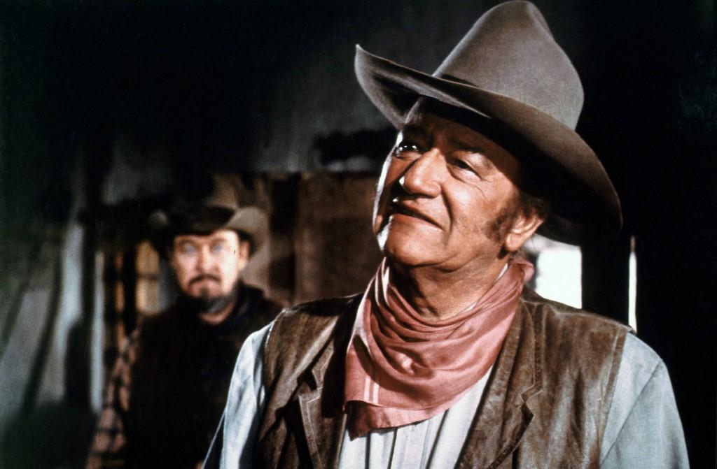 L'acteur américain John Wayne dans le film "Les géants de l'ouest" (1969) de Andrew McLaglen. [AFP - TWENTIETH CENTURY FOX / Collection ChristopheL]