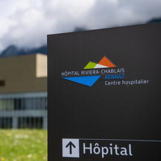 L'Hôpital Riviera-Chablais à Rennaz. [KEYSTONE - Jean-Christophe Bott]
