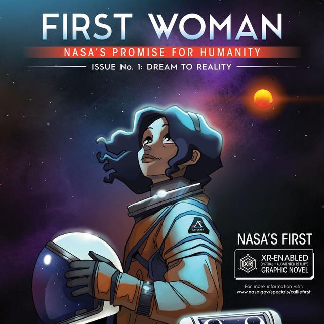 La couverture de "First Woman", récit écrit par la NASA. [NASA]