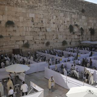 Le Mur des Lamentations à Jérusalem. [AP Photo/Keystone - Sebastian Scheiner]