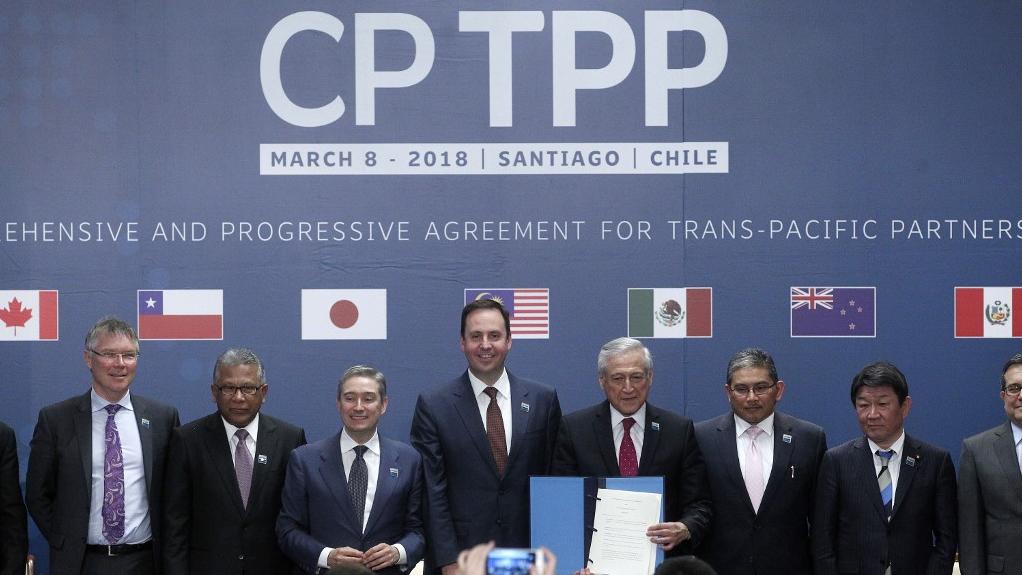 Le Comprehensive and Progressive Agreement for Trans-Pacific Partnership (CPTPP), le "partenariat transpacifique global et progressiste", rassemble onze pays de la zone Pacifique. [AFP - Claudio Reyes]