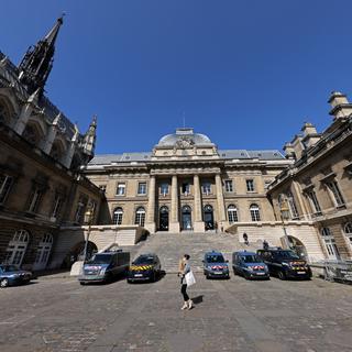 Le Palais de Justice à Paris, où se déroule le procès des auteurs des attentats du 13 novembre 2015. [AFP - Thomas Coex]