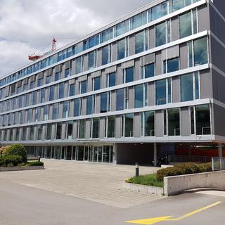 L'ancien siège européen de Monsanto-Bayer à Morges, le 27 mai 2019. [RTS - Hugues Buchard]