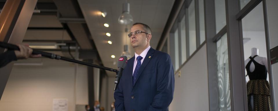 Urs Martin, ministre de la santé thurgovien. [Keystone - Gian Ehrenzeller]