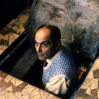 Jean-Pierre Bacri dans le film "Un air de famille" (1996) de Cédric Klapisch. [AFP - Telema / Le Studio Canal+ / Collection ChristopheL]
