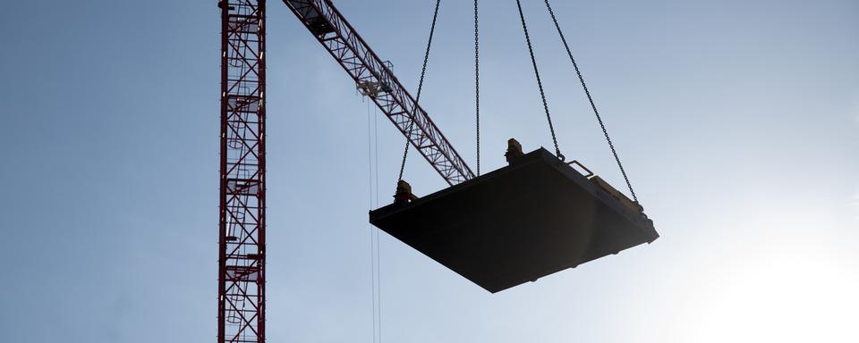 Le secteur de la construction commence à être touché par une pénurie de matériaux. [Keystone - Leandre Duggan]