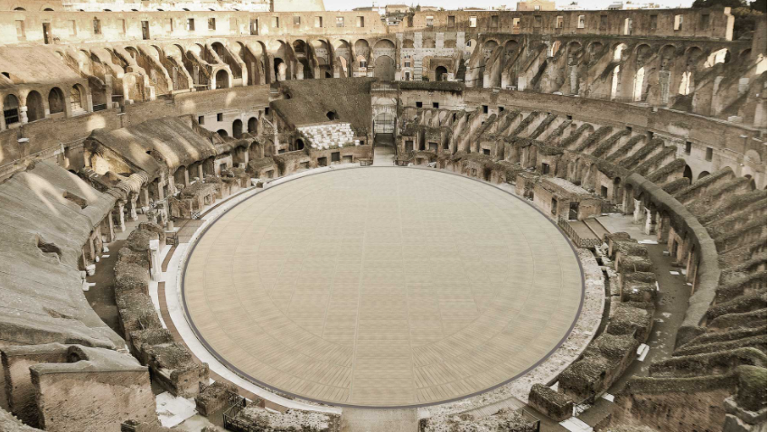 Un projet pour reconstituer l'arène des combats du Colisée de Rome [Ministère de la culture italien]