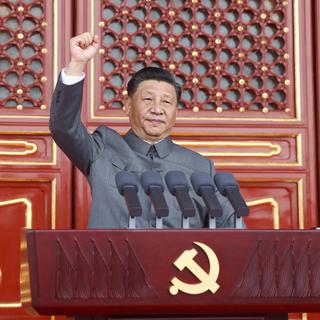 Le président chinois Xi Jinping renforce son assise en s'appuyant sur l'histoire [AFP - Ju Peng]