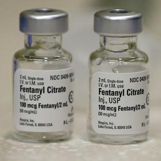 Le Fentanyl, un puissant opiacé, est responsable d'une partie de la hausse des overdoses aux Etats-Unis. [Keystone/AP - Rick Bowmer]