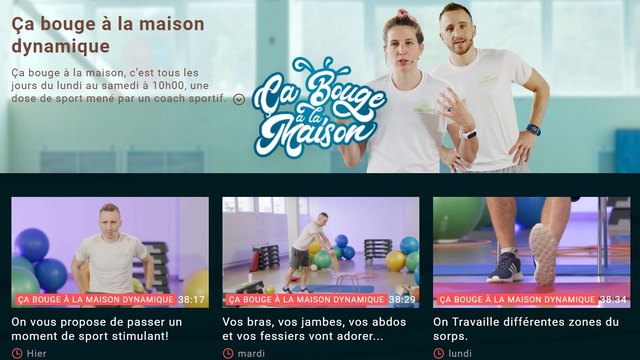 Pro Senectute a créé des cours de gym diffusés à la télévision régionale Canal Alpha. [DR]