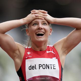 Ajla Del Ponte s'est surpassée lors de son premier 100m des JO de Tokyo.