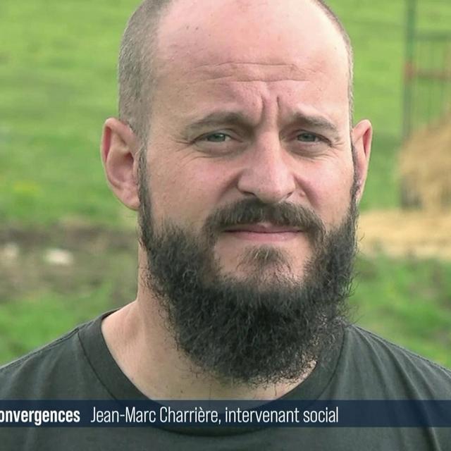 Jean Marc Charrière, antispéciste luttant pour les droits des enfants. [RTS]