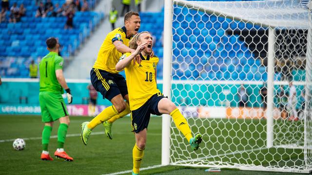 Emil Forsberg plein de rage après son penalty transformé. [Joel Marklund - Imago]