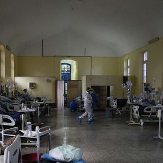 Le système de santé en Bolivie mis à très rude épreuve par le Covid. [AP Photo/Keystone - Juan Karita]
