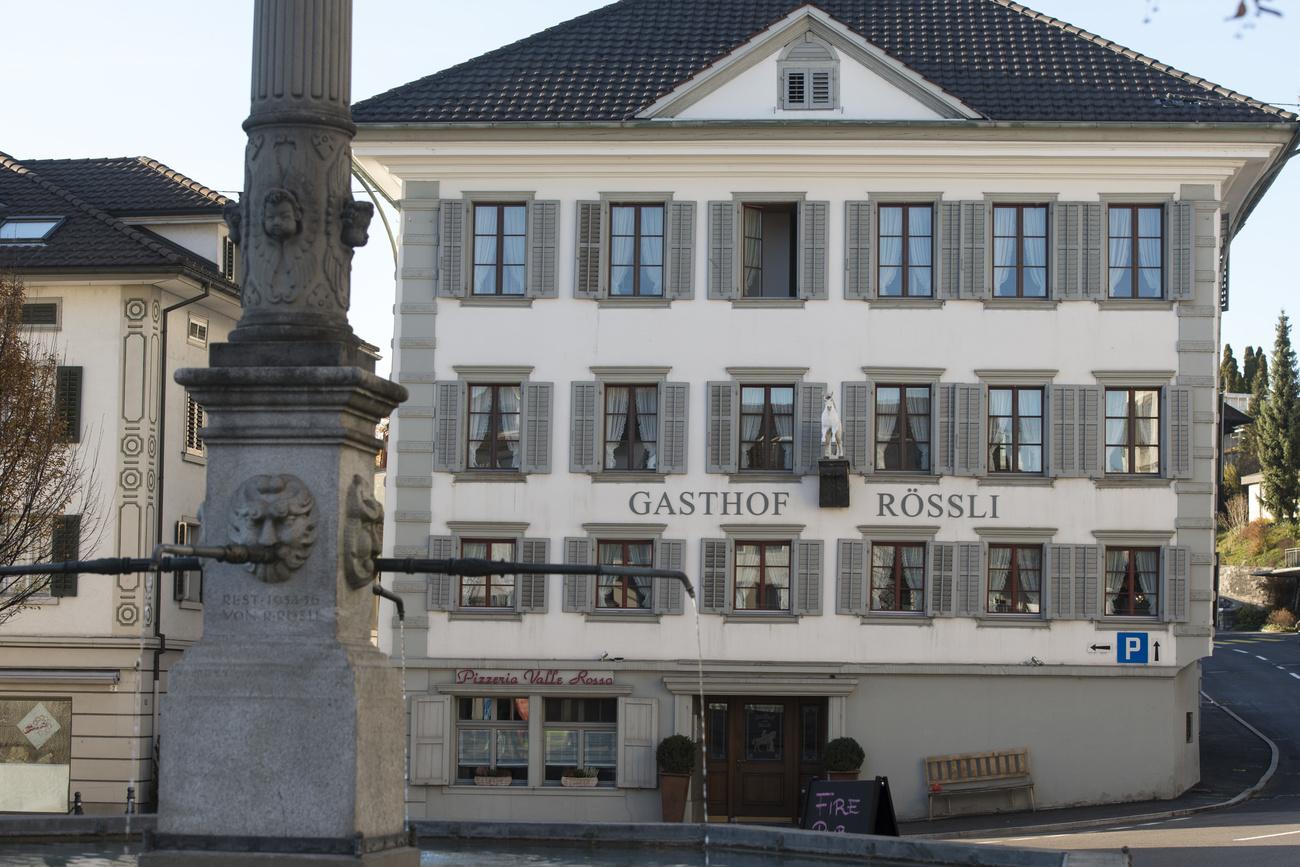 L'Auberge Rössli, là où est née la "Déclaration de Ruswil", considérée comme la naissance du Parti démocrate-chrétien (PDC) en Suisse, en 1840. [Keystone - Urs Flueeler]