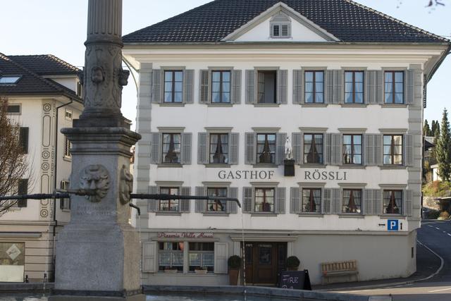 L'Auberge Rössli, là où est née la "Déclaration de Ruswil", considérée comme la naissance du Parti démocrate-chrétien (PDC) en Suisse, en 1840. [Keystone - Urs Flueeler]