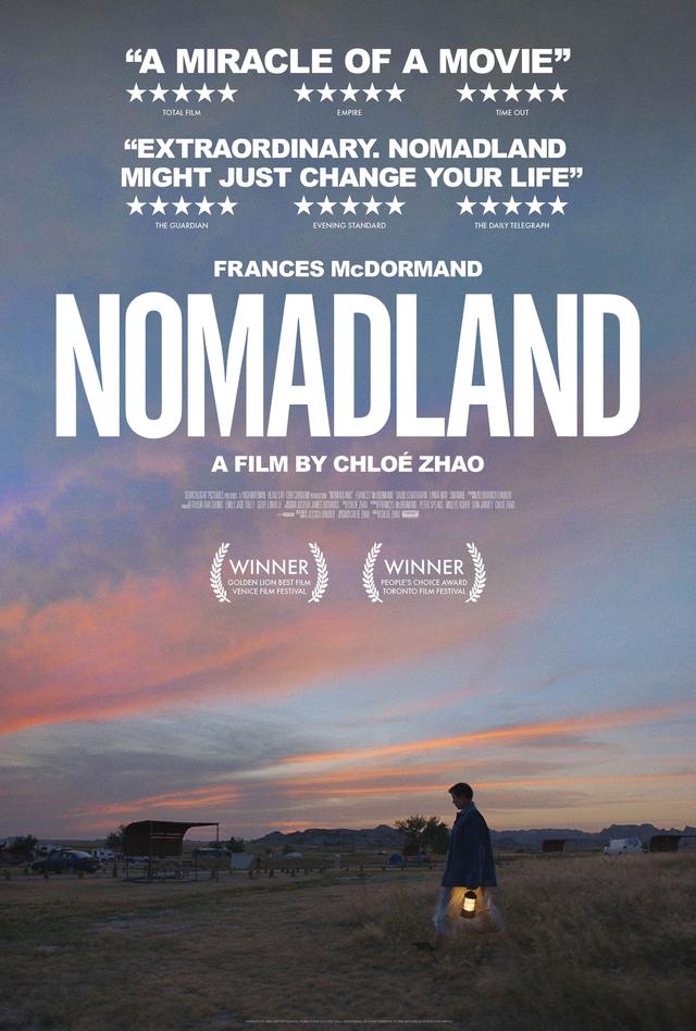 L'affiche du film "Nomadland" de Chloé Zhao. [DR]