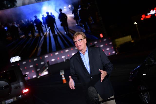 Plus connu en tant que scénariste ("Des hommes d'honneur", "The Social Network"), Aaron Sorkin a réalisé "Les Sept de Chicago" [AFP/Getty Images - Matt Winkelmeyer]