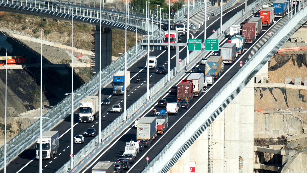 Deux ans après le drame, Gênes a inauguré son nouveau pont en 2020. [Keystone/EPA - Luca Zennaro]