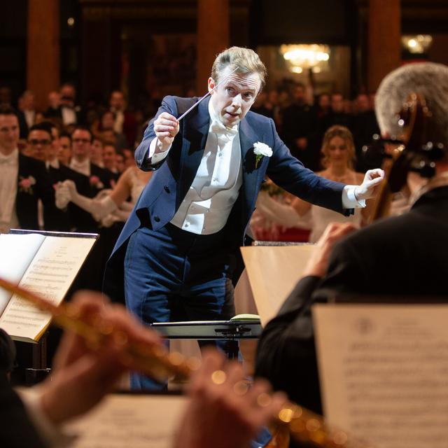 Le chef d'orchestre Daniel Harding. [Keystone - APA / Georg Hochmuth]