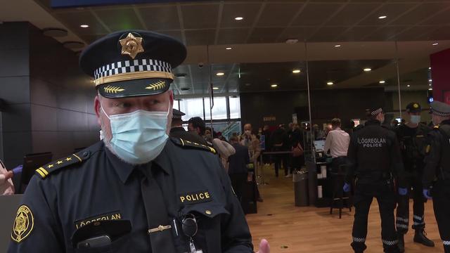 Sigurgeir Ómar Sigmundsson, le chef de la police de l'aéroport Keflavik. [RTS]