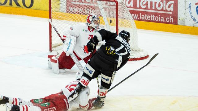 Luca Fazzini a inscrit le 4-3 pour Lugano à la 62e minute. [Jari Pestelacci / JustPictures]