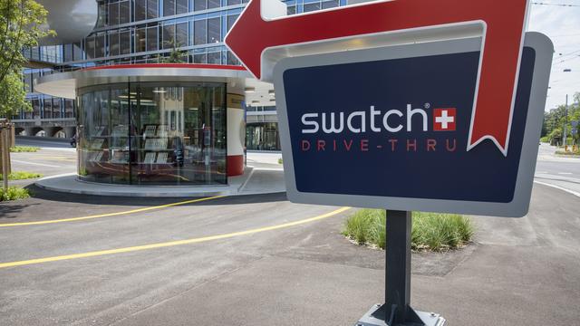 Le groupe Swatch a subi la première perte annuelle de son histoire. [KEYSTONE - Peter Klaunzer]