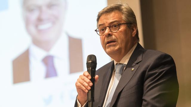 Marc-Olivier Buffat, président du PLR Vaud. [Keystone - Adrien Perritaz]