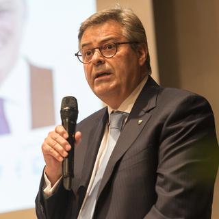 Marc-Olivier Buffat, président du PLR Vaud. [Keystone - Adrien Perritaz]